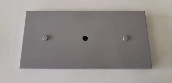Luminária Trilho de Spot 3 Lâmpadas LED Metal Luminoteca 1259 Cinza 25W Bivolt