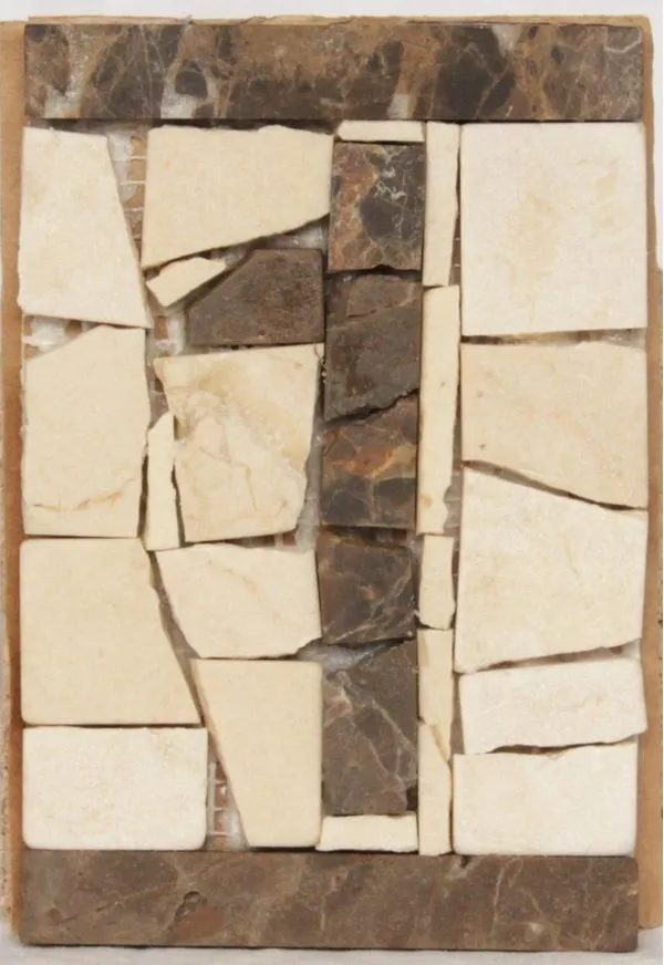 Mosaico Número 1 Nobre 15X10cm