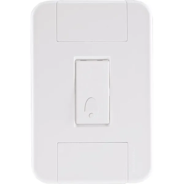 1 Pulsador Campainha 10 A 250v Tablet Branco