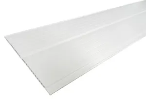 Forro PVC Plasflex Frisado Branco Gelo 7mm 20cm 4m