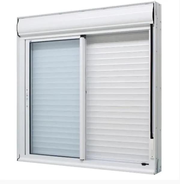 Janela C/Persiana Integrada Alumínio Branco 2Fls Móveis L20 - 120x120