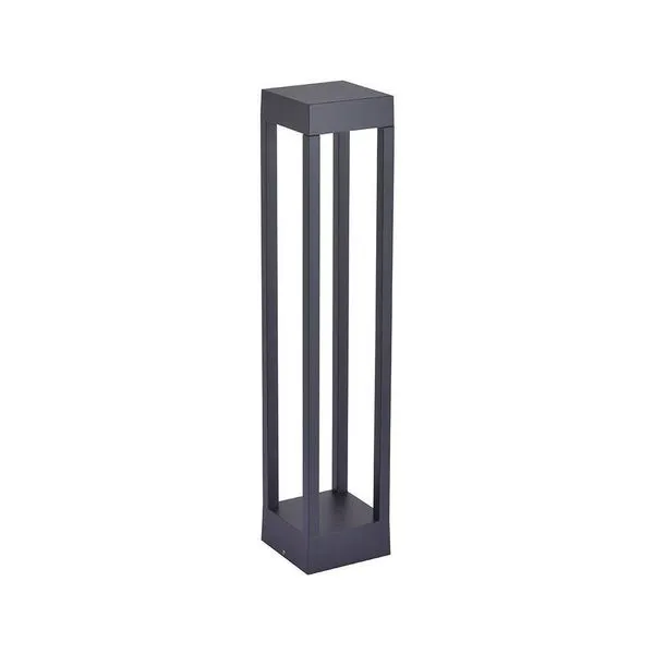 Luminária De Jardim Nordecor Zean 2684 60cm Led 10w Bivolt Preto 3000k Luz Amarela Preto 2684