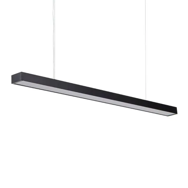 Lustre Pendente Nordecor Otan Bivolt PRETO 4000K LUZ NEUTRA / 4000K - Luz Neutra