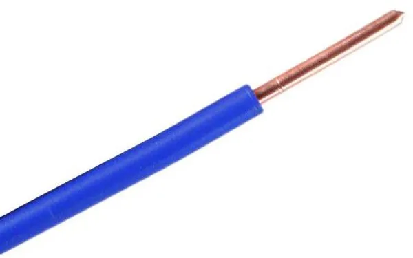 Fio Simples 10mm PVC Número 6 Azul