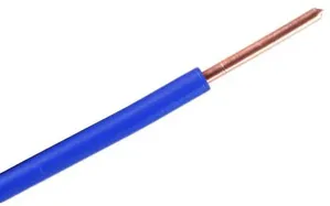 Fio Simples 10mm PVC Número 6 Azul