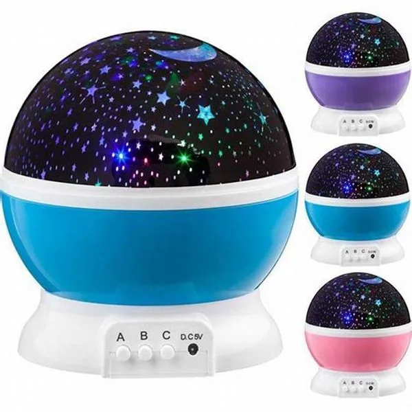 Luminária Projetor Estrela 360º Galaxy Star Master Roxo Galaxy
