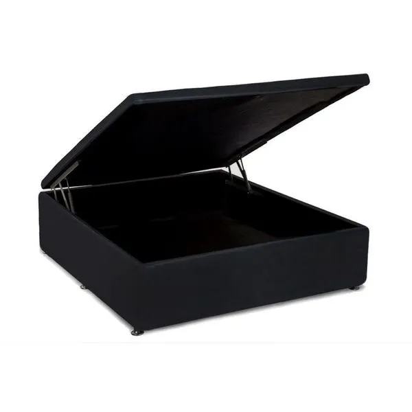Cama Box Baú Casal Universal Courano Nero Black (138x188x35) - Ortobom