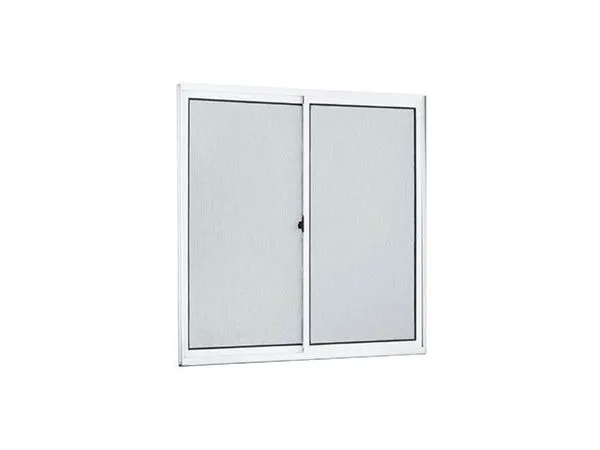 Janela WC de alumínio 02 folhas fit branca - 80x120