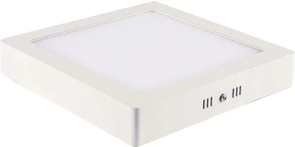 Painel LED de Sobrepor Spot Quadrado 18W 6500K Alumínio Blumenau Branco Bivolt