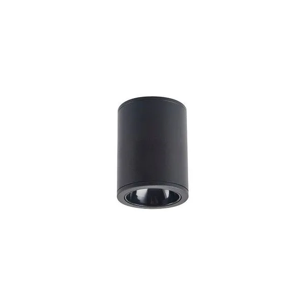 Spot De Sobrepor Nordecor Klor Mini Redondo Led 3w Bivolt Preto 3000k Luz Amarela 6590