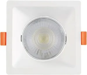 Spot LED de Embutir Recuado Quadrado 6W 6500K Policarbonato Blumenau 81466004 Branco Bivolt