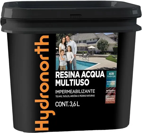 Tinta Impermeabilizante Para Telha Hydronorth Acqua Multiuso Cerâmica Telha 3,6L