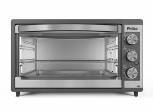 Forno Elétrico de Bancada Philco PFE52P 50 Litros Dupla Resistência Preto 220V