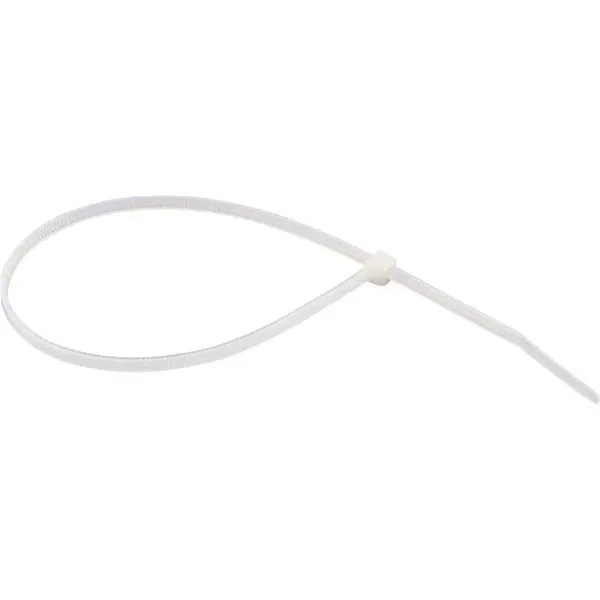Abraçadeira De Nylon, Branca, 280 Mm X 3,6 Mm, Com 100 Peças, Vonder