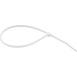 Abraçadeira De Nylon, Branca, 280 Mm X 3,6 Mm, Com 100 Peças, Vonder