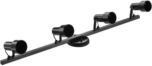 Luminária Trilho de Spot 4 Lâmpadas Infinity 20W Polipropileno Dital 108/4 Preto Bivolt