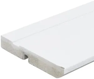 Rodapé de MDF Moldurama Ultra RP5 Premium 5x240cm Branco Kit com 5 Peças