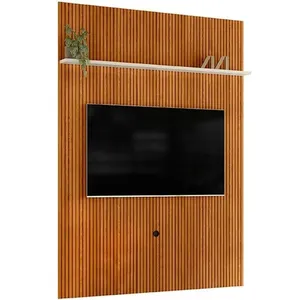 Painel Suspenso Piso-teto Para Tv 65 Polegadas Cassio Cinamomo/off White