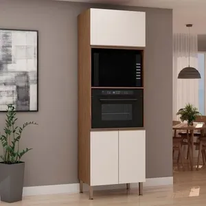 Torre Quente para Forno e Micro Ébano Fosco Off White Fosco Genialflex