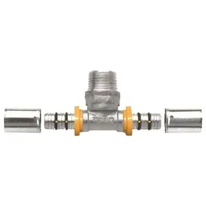 Tê Com Saída Rosca Macho 16mm 1-2"" - Gsm-1612 - Astra Te Com Saída Rosca Macho 16mm 1-2" - Gsm-1612 - Astra
