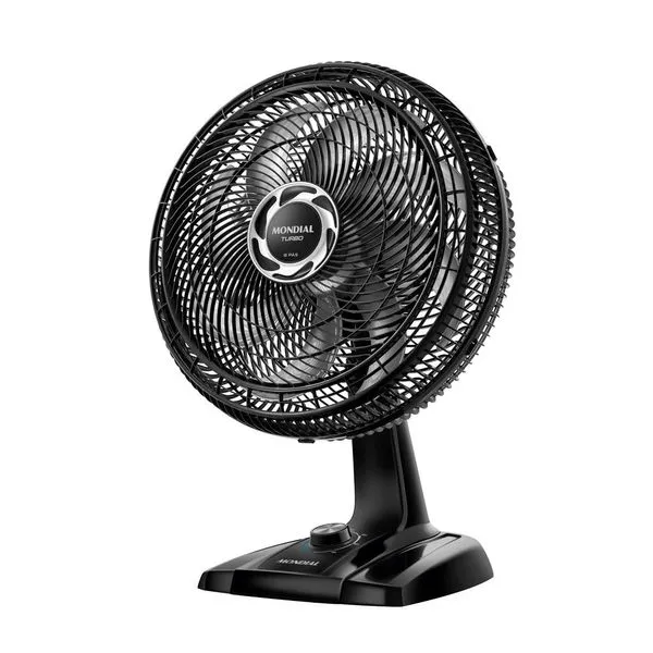 Ventilador de Mesa 40cm NVT408PB 8 Pás Mondial Preta 220V