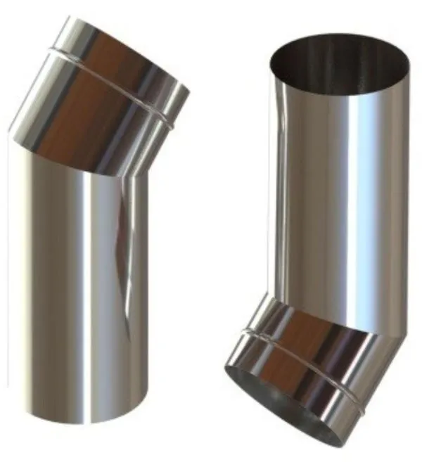 Conjunto Curva Metávila Calefator CJ15.45.30 Inox