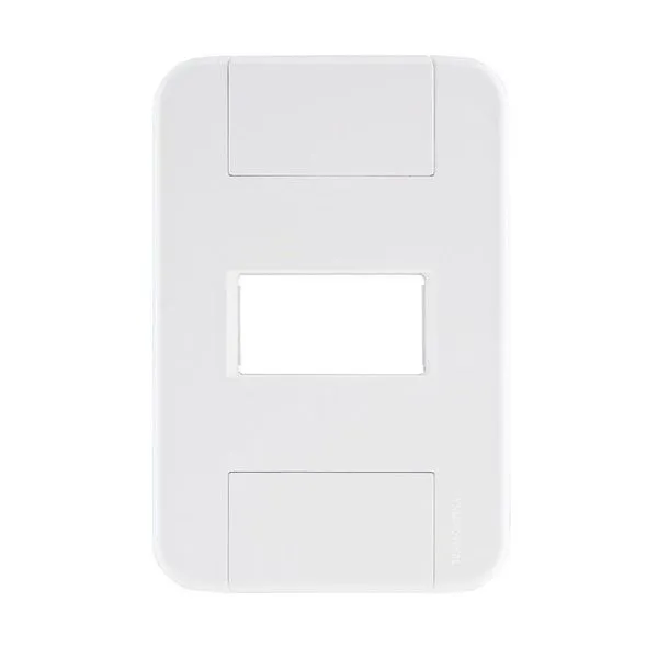 Placa 1 Posto Horizontal 4x2 Tramontina Tablet Branca 120 Unidades Tramontina