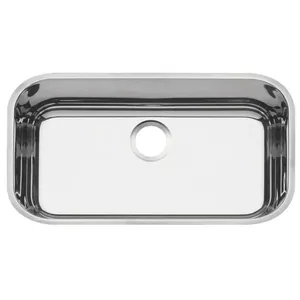 Cuba n.2 Tramontina Lavínia Prime em Aço Inox Alto Brilho 56 x 34 x 17 cm sem Válvula