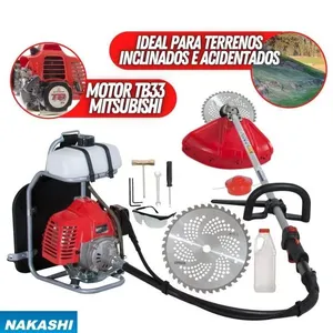 Roçadeira Nakashi C330-mbo à Gasolina 33cc 2t Profissional