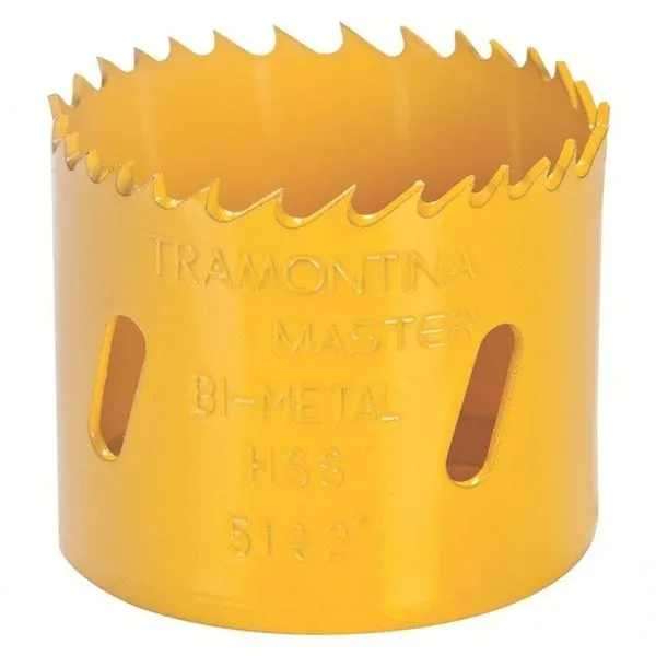 Serra Copo Bi-metálica Tramontina 86 Mm 3.3-8" Master Dentes De Aço Rápido Hss