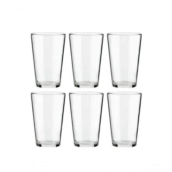 Jogo Copos Vidro Dia A Dia 6pcs 220ml