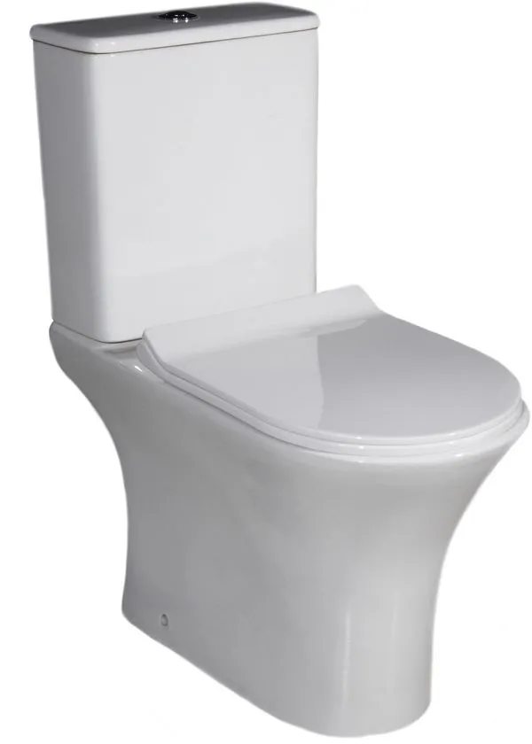 Vaso Sanitário com Caixa Acoplada Acqua Line All C-2217 com Acessórios de Instalação Acionamento Duplo Branco 3/6 Litros
