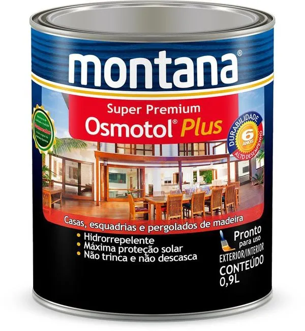 Stain / Verniz Osmotol Plus Montana Imbuia Brilho 900ml