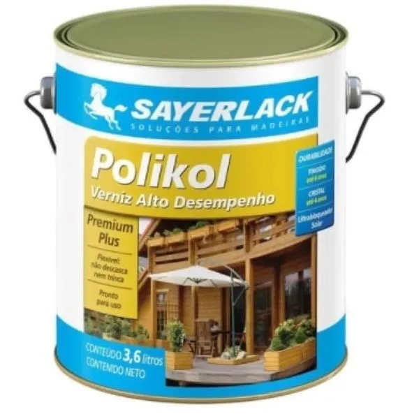 Verniz Sayerlack Polikol Acetinado Canela 3,6L