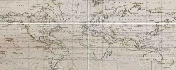 Revestimento Decorativo Cerâmico Gabriella 16x61cm Mapa