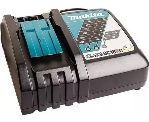 Carregador Para Parafusadeura Makita DC18RC 197522-0 18V Bivolt
