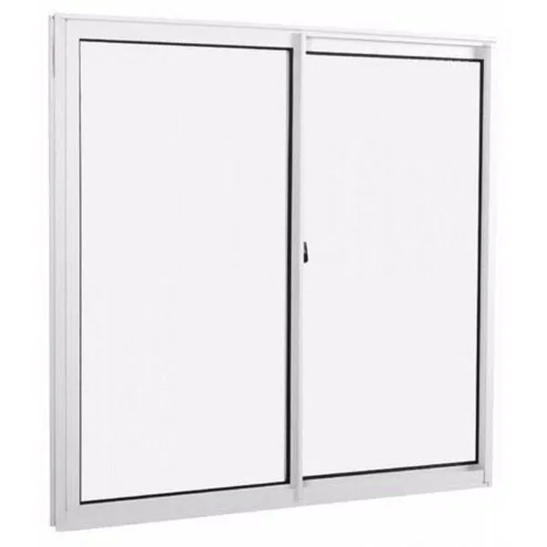 Janela de alumínio 02 folhas fit branca - 100x150