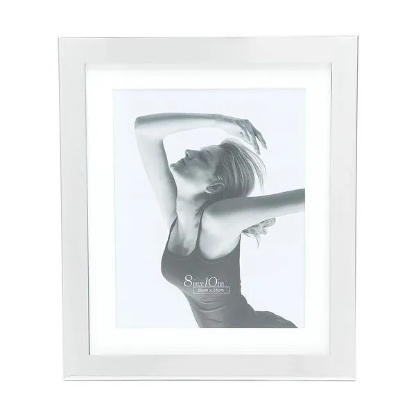 Porta-retrato Aço Prateado 13x18cm 7920 Royal Decor