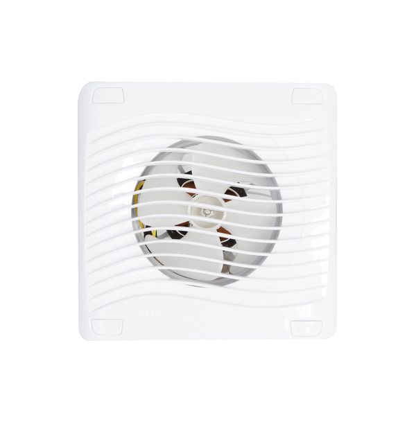 Exaustor Quadrado de Parede e Teto Para Banheiro Lavanderia e Closet ITC com Grade Removível Branco 19x19cm 110V