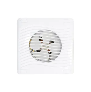 Exaustor Quadrado de Parede e Teto Para Banheiro Lavanderia e Closet ITC com Grade Removível Branco 19x19cm 110V