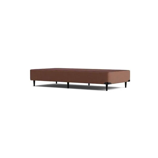 Base Sommier Camurça Bege Solteiro (88x188x23) - Ortobom