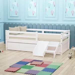 Bicama Solteiro Dreams E Mini Escada/escorregador Branco Megamobilia