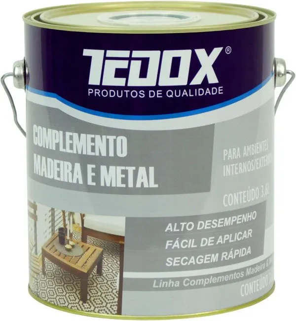 Fundo Preparador Madeira Tedox Fosco Branco 3,6L