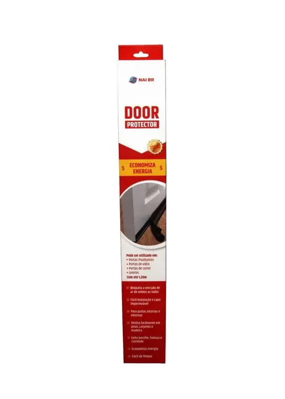 Veda Porta Protetor de Porta Nai BR Door Protector Branco 120cm