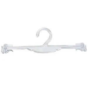 Kit 100 Cabides Expositores de Loja para Lingerie Encaixe para Alças Atacado Transparente