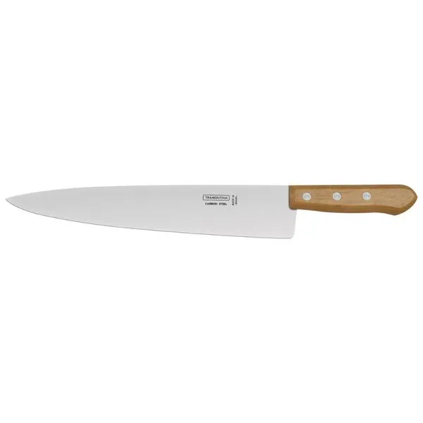 Kit 4 Facas Peixeira/Cozinha 12" Lamina Clara - Tramontina