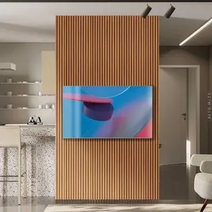 Painel Ripado Placa 140 Cm X 250 Cm Mdf E Mdp Nature Linea Brasil