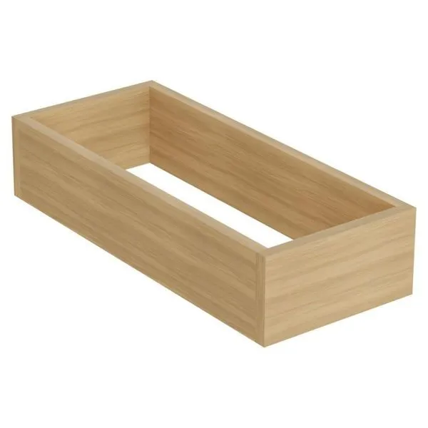 Fechamento De Cozinha Modulado Kit De Rodapé Multilinha 20x47x10cm Nature - Nesher