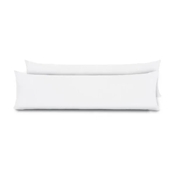 Fronhas Para Travesseiro De Corpo Slim 1,50m X 50cm 2 Unidades - Branco