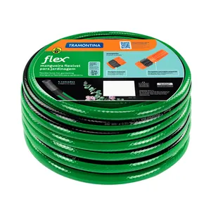 Mangueira Flex Verde com Engate e Esguicho Tramontina 20 m